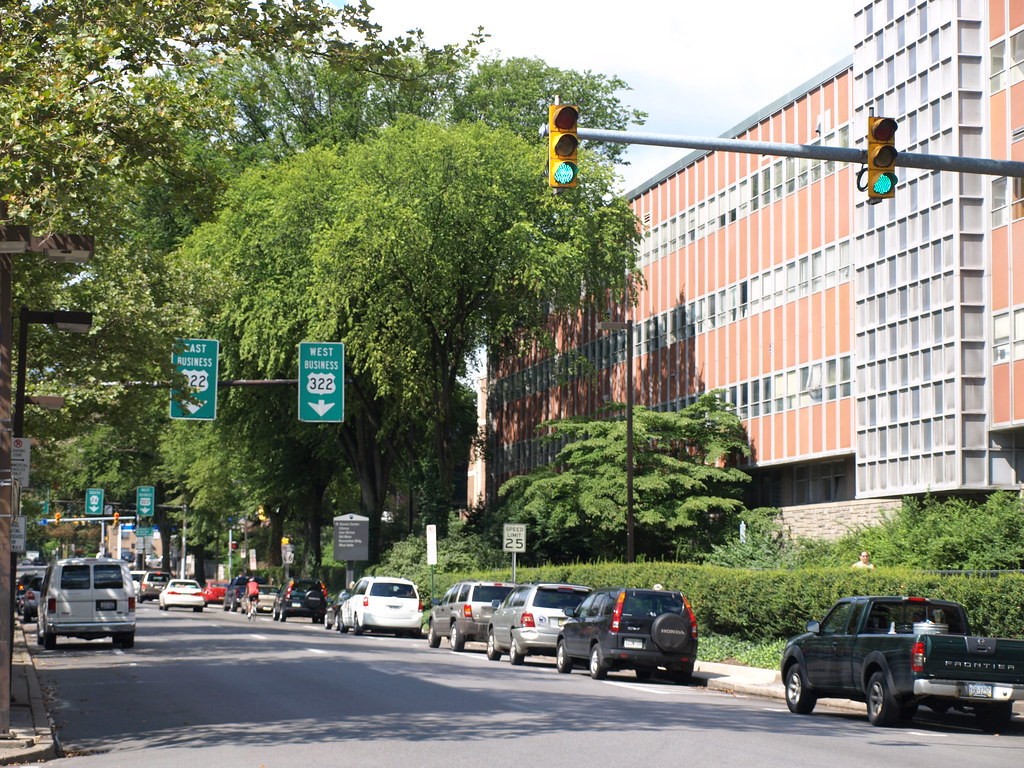 W. College Ave. at Fraser Street and the Hammond Building Flickr