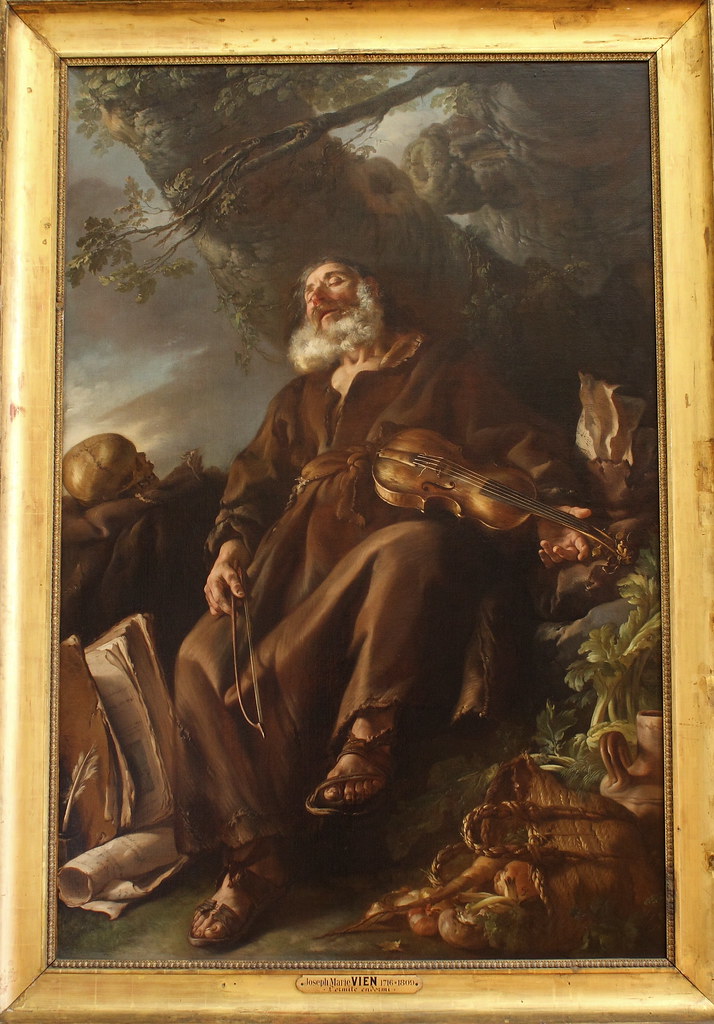 JosephMarie VIEN, L'ermite endormi, 1750 a photo on Flickriver