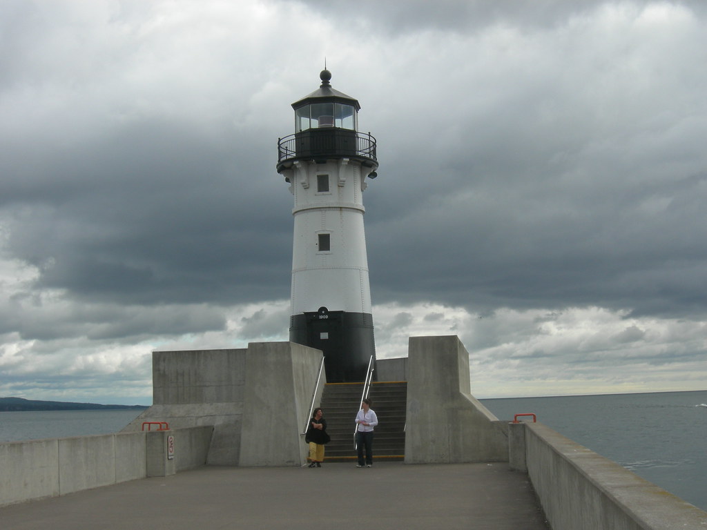 Duluth Harbor North Breakwater Lighthouse Built in 1910. Mansley