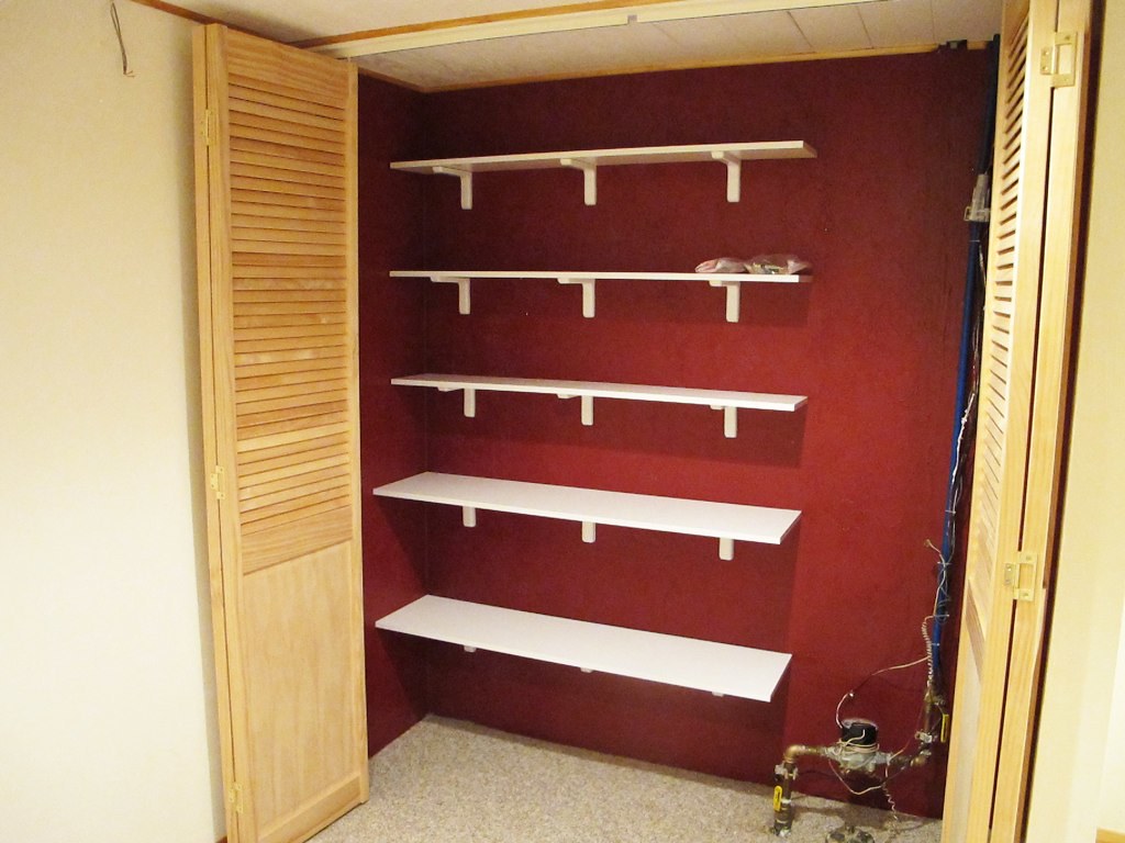 Basement closet/shelving Emily Allen Flickr