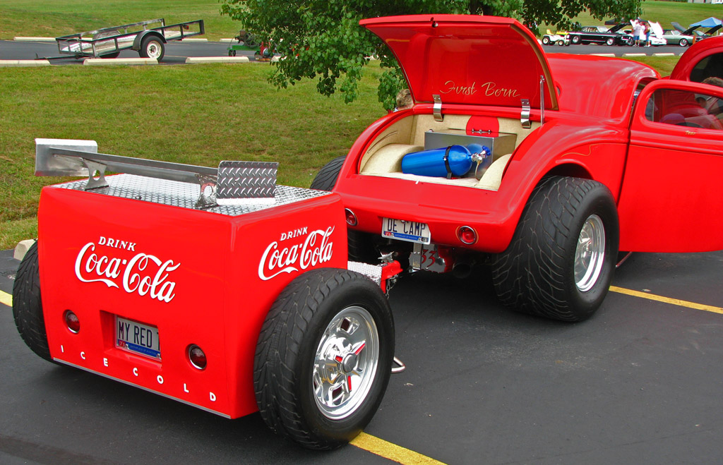 CocaCola Trailer At the South ster, Ohio car show, the… Flickr