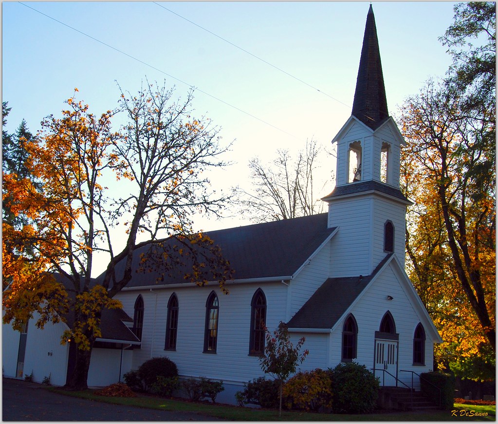 Helvetia Church Washington County, Oregon. Karen DeSanno Flickr