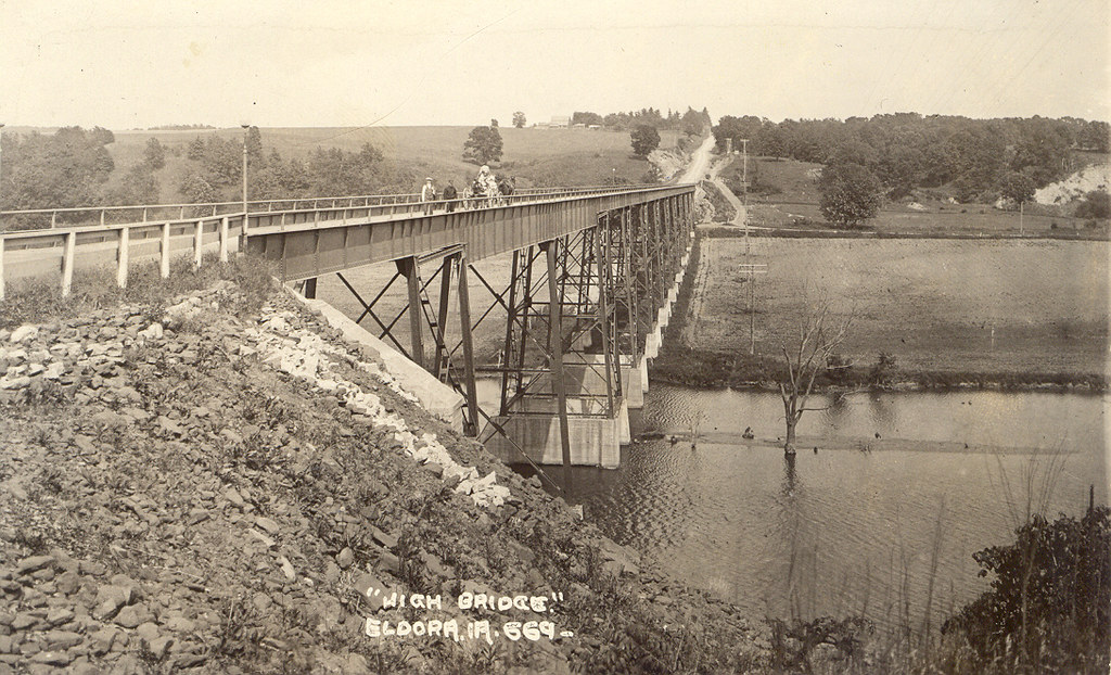 Eldora, Iowa, Bridge Postmarked Dayton, Iowa May 24, 1931.… Flickr