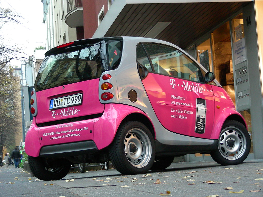Smart Car Promoting TMobile in Germany. So Cal Metro Flickr