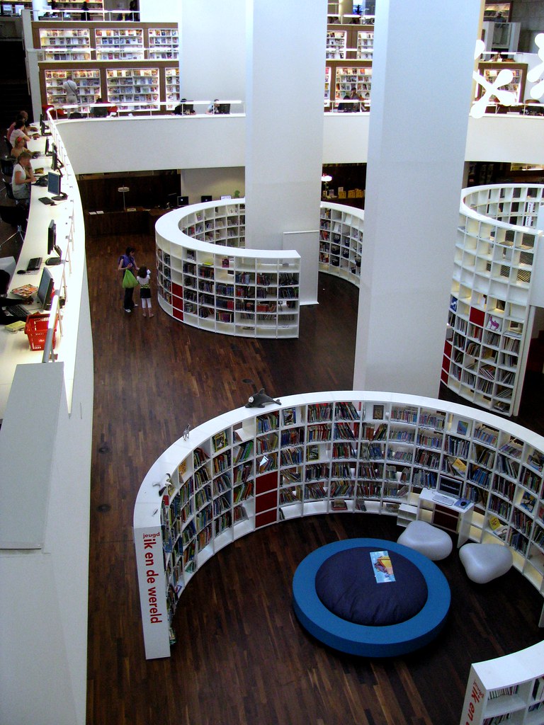 New Amsterdam Library 1st. and ground floors overview. In… Flickr