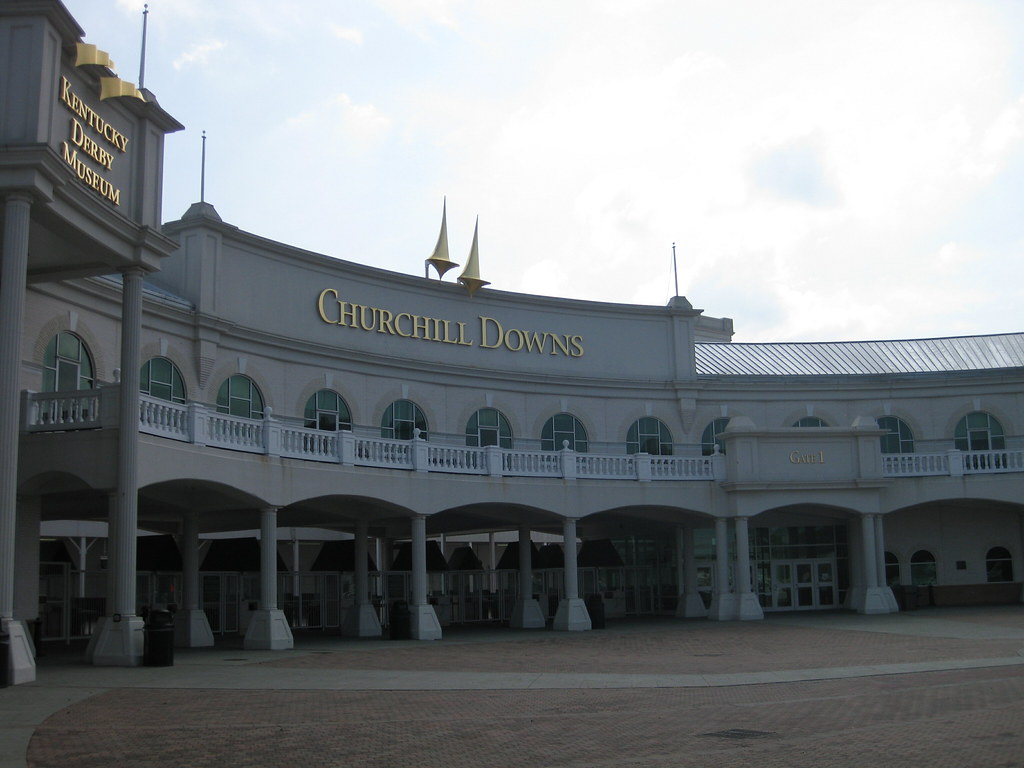 Churchill Downs Entrance Effortlessly uploaded by EyeFi Flickr