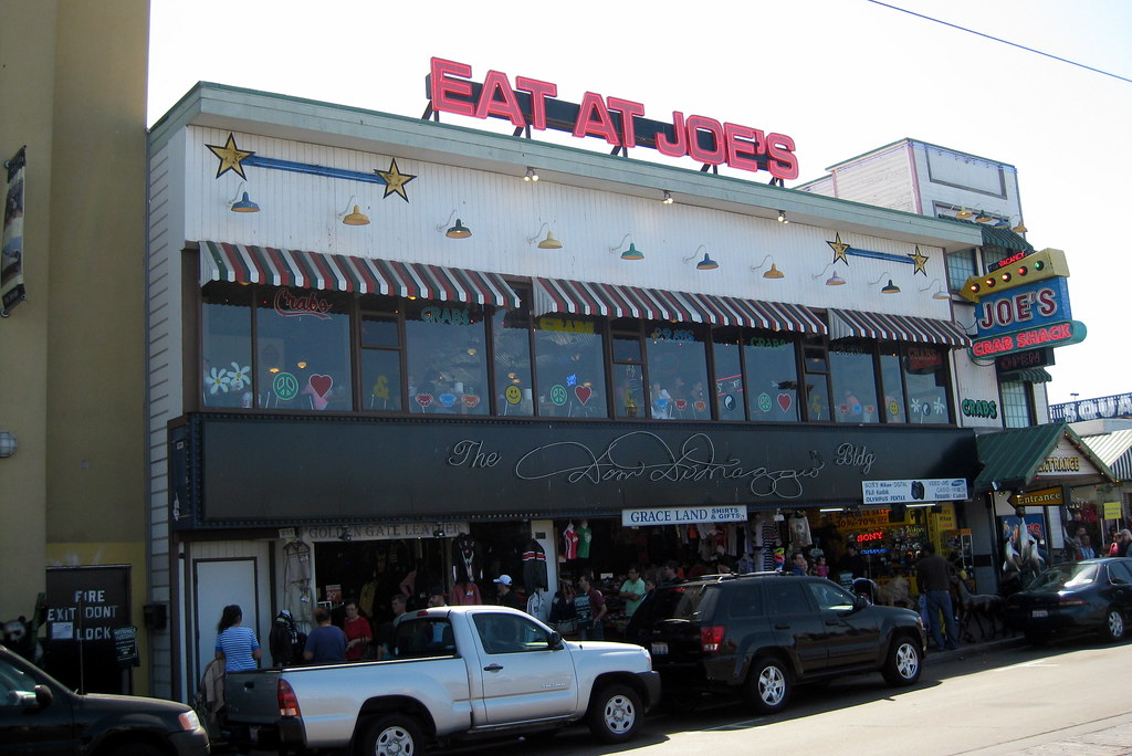 San Francisco Fisherman's Wharf Dom DiMaggio Building Flickr