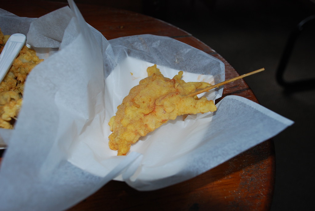 DeepFried Lobster Tail On A Stick At Susan's Fish N Chi… Flickr