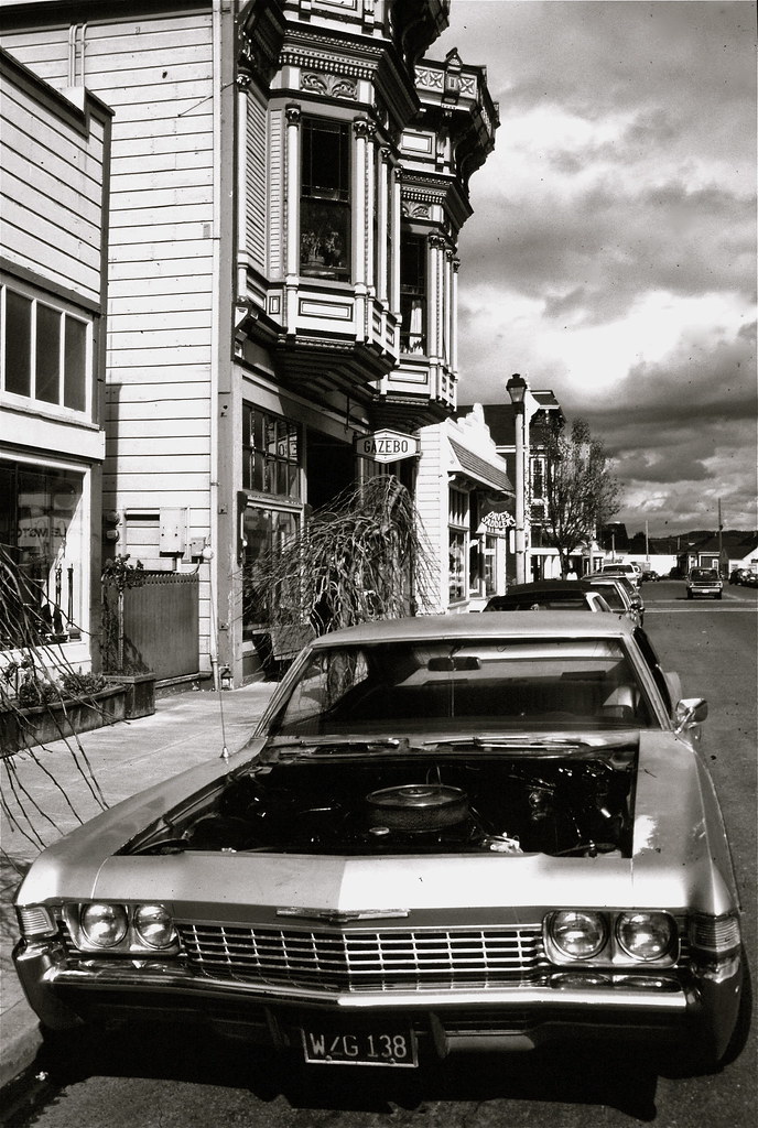 Ferndale car Vintage car in Ferndale, northern California.… Flickr
