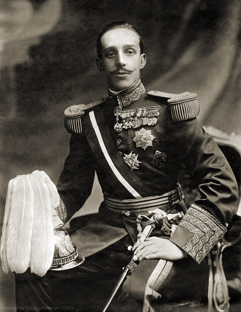 Spanish King Alfonso XIII in Uniform a photo on Flickriver