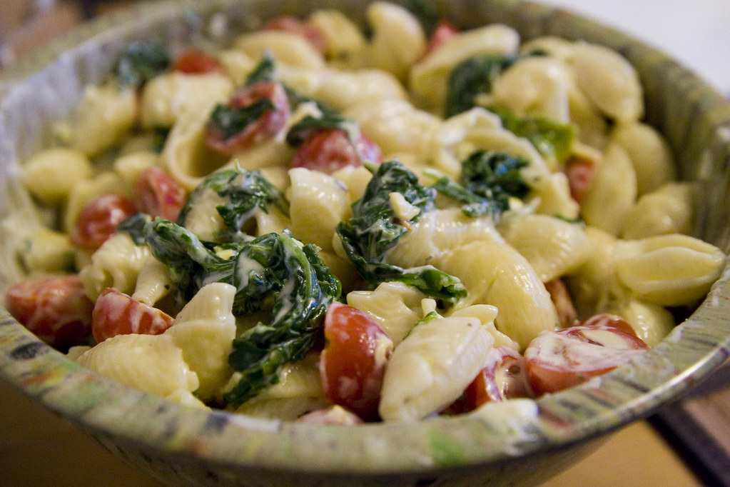 delicious brooklyn, ny (pasta with tomatos, spinach and le… Flickr