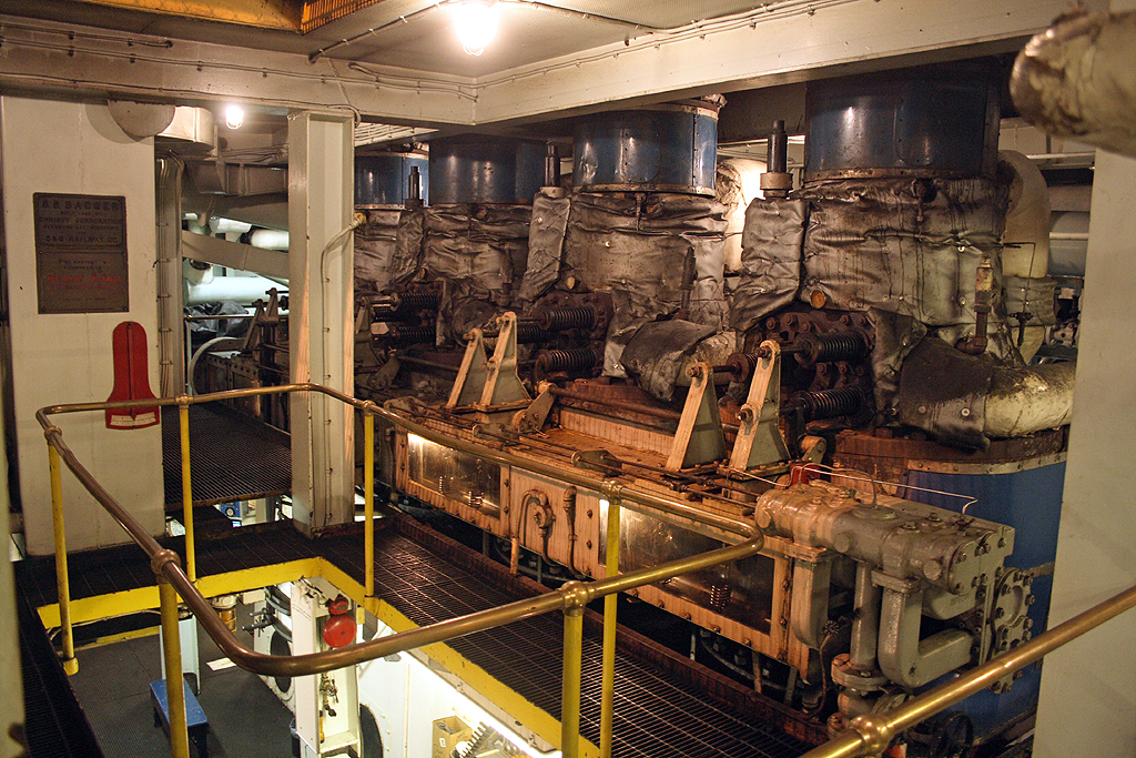 SS Badger Engineroom | A bank of Skinner Uniflow engines on … | Flickr