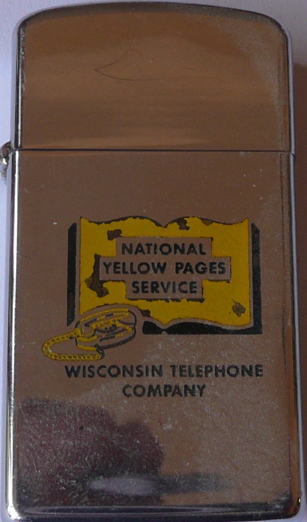 LIGHTER WISCONSIN TELEPHONE CO. YELLOW PAGES Frank Kelsey Flickr