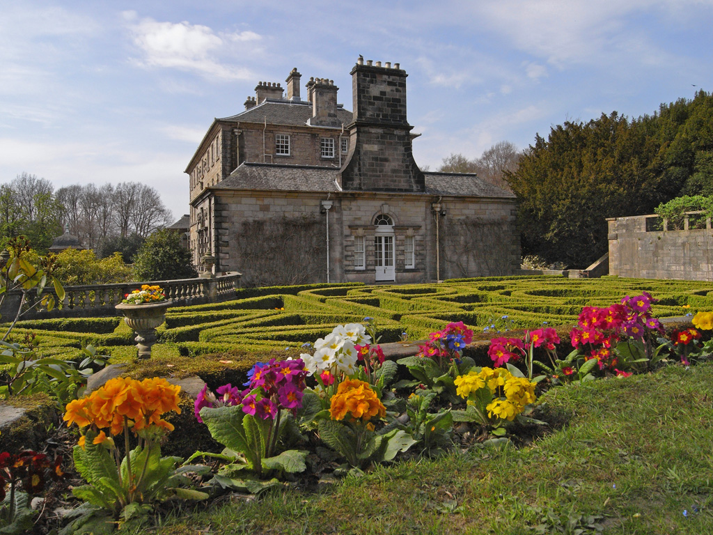 Pollok House Spring view of Pollok House in Pollok Park, G… Flickr