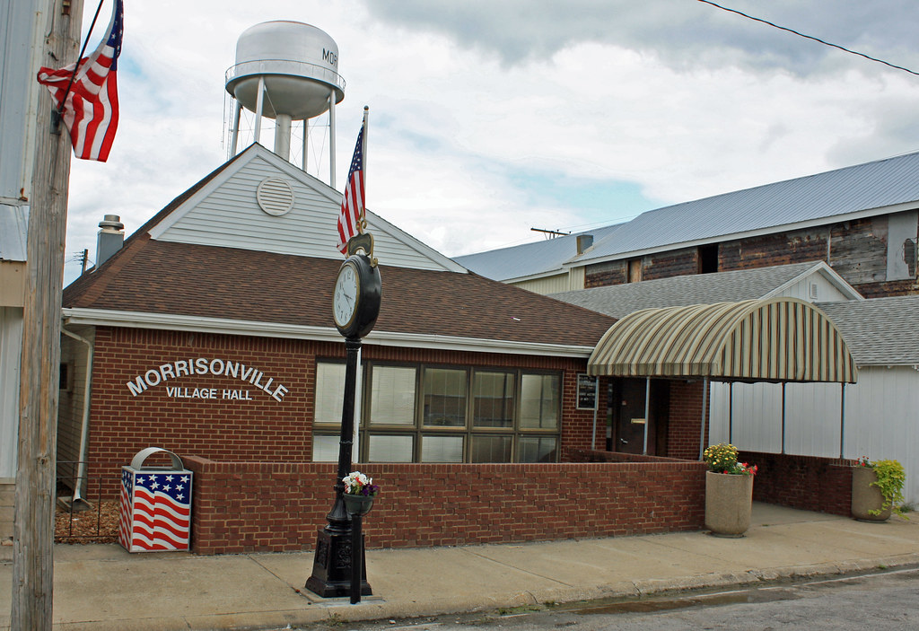 Morrisonville IL Village Hall on 6th St. E. of Carlin St… Flickr
