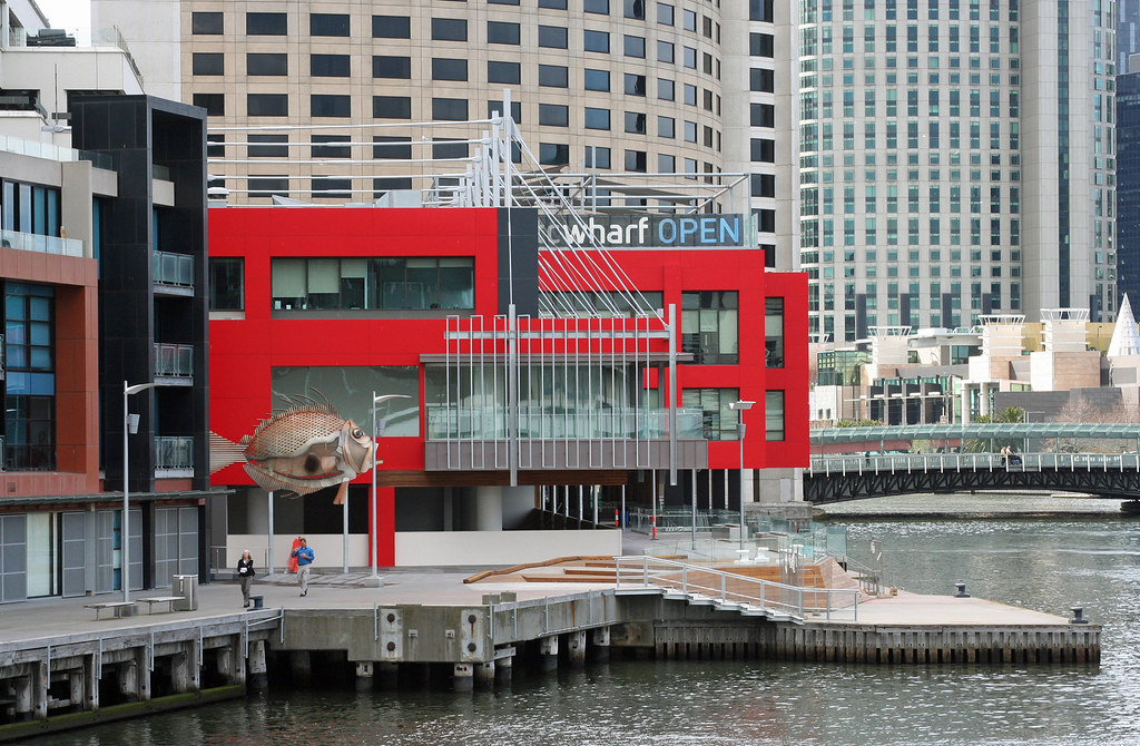 Flinders wharf and WTC wharf Melbourne paul©strasser Flickr