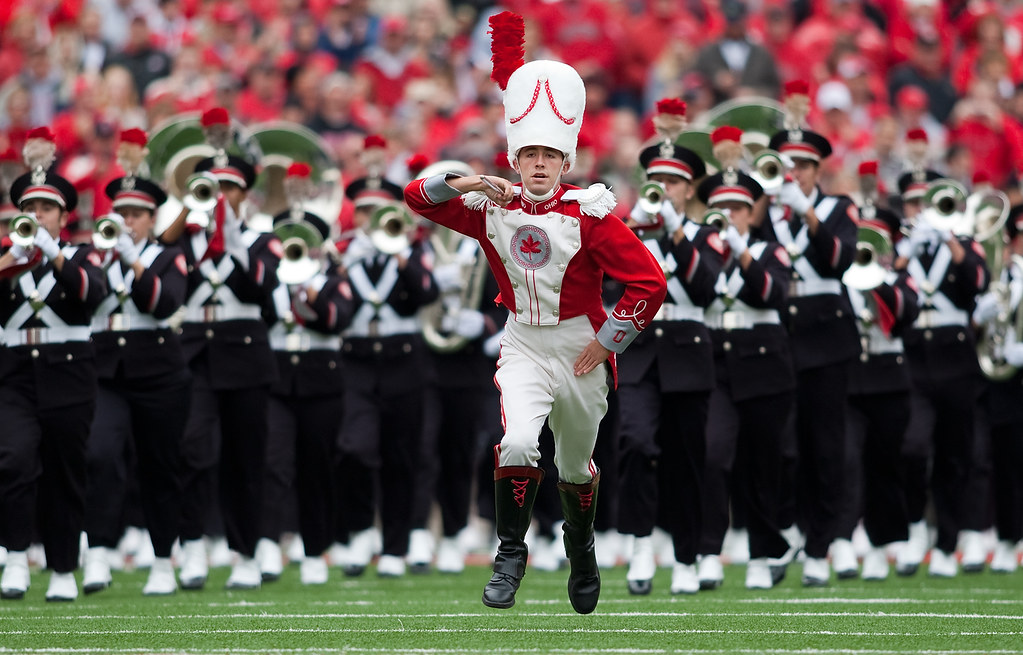 Drum Major The Ohio State Marching Band drum major Josh Ha… Flickr