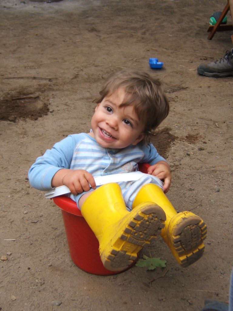 Bucket Boy This is out friend's little guy. He is very cut… Flickr