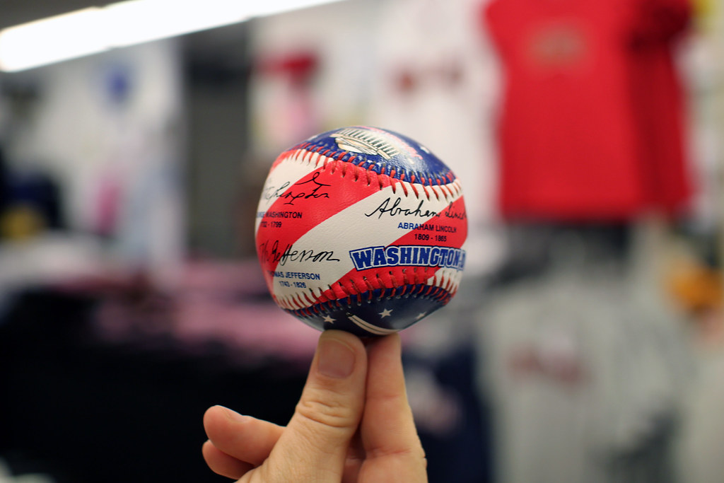 Souvenir Baseball Souvenir baseball, interesting signed by… Flickr