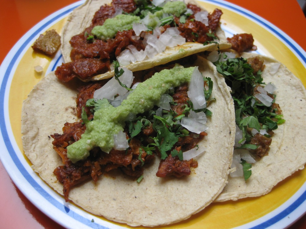 Vegetarian tacos We went to Gold Taco, near Eugenia stop, … Flickr