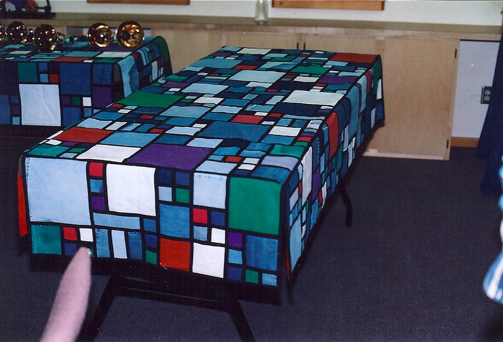 Handbell Table covers Alicia Wells Flickr