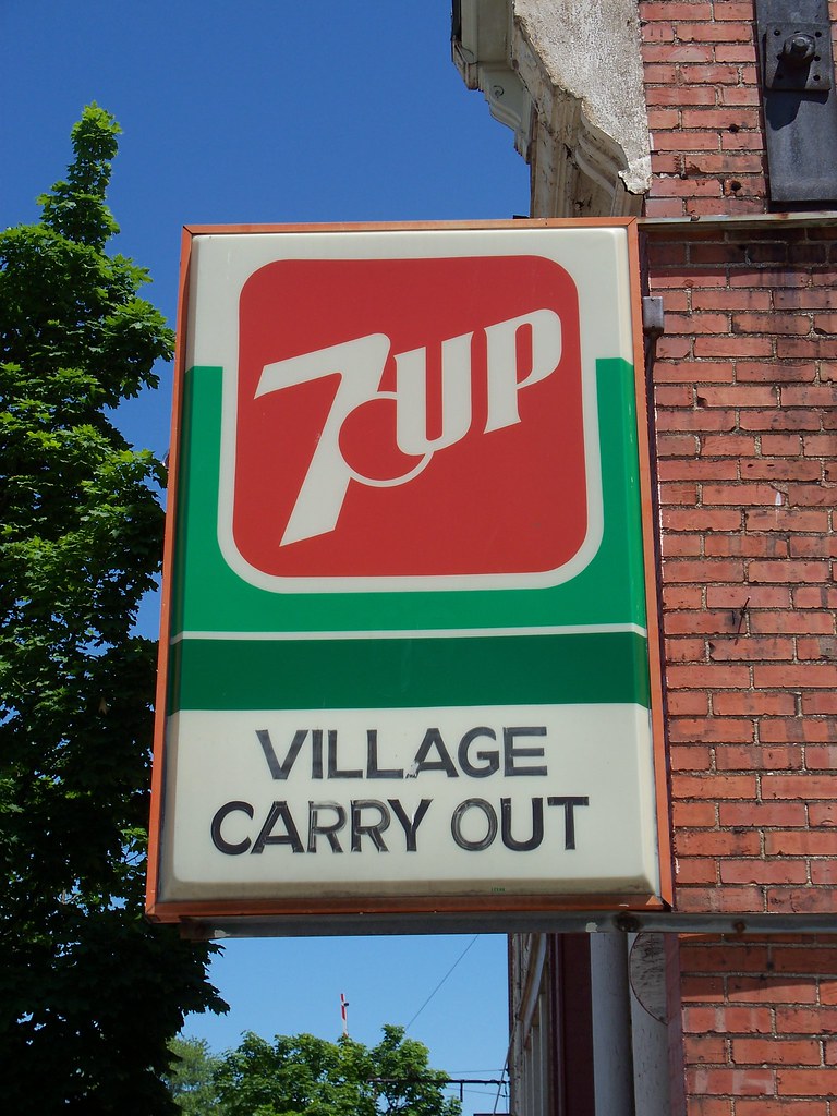 OH Tontogany Village Carry Out 7Up sign at Village Carry… Flickr