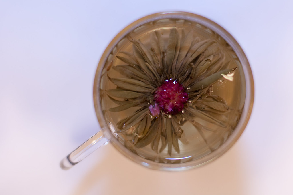 White flower Lychee ball white tea Adam Kuśmierz Flickr