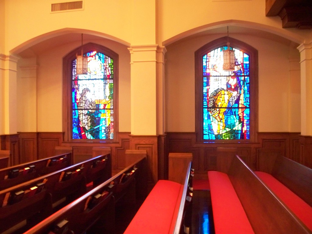 First United Methodist Church Plainview sanctuary Stained … Flickr