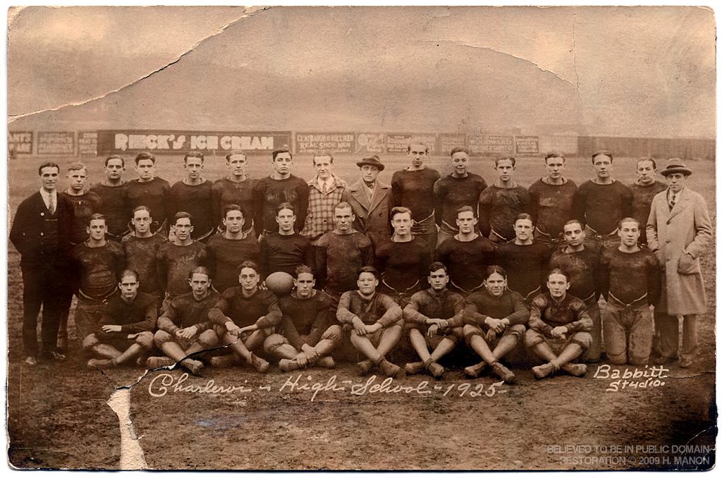 1925 Charleroi Pennsylvania High School Football Team Flickr