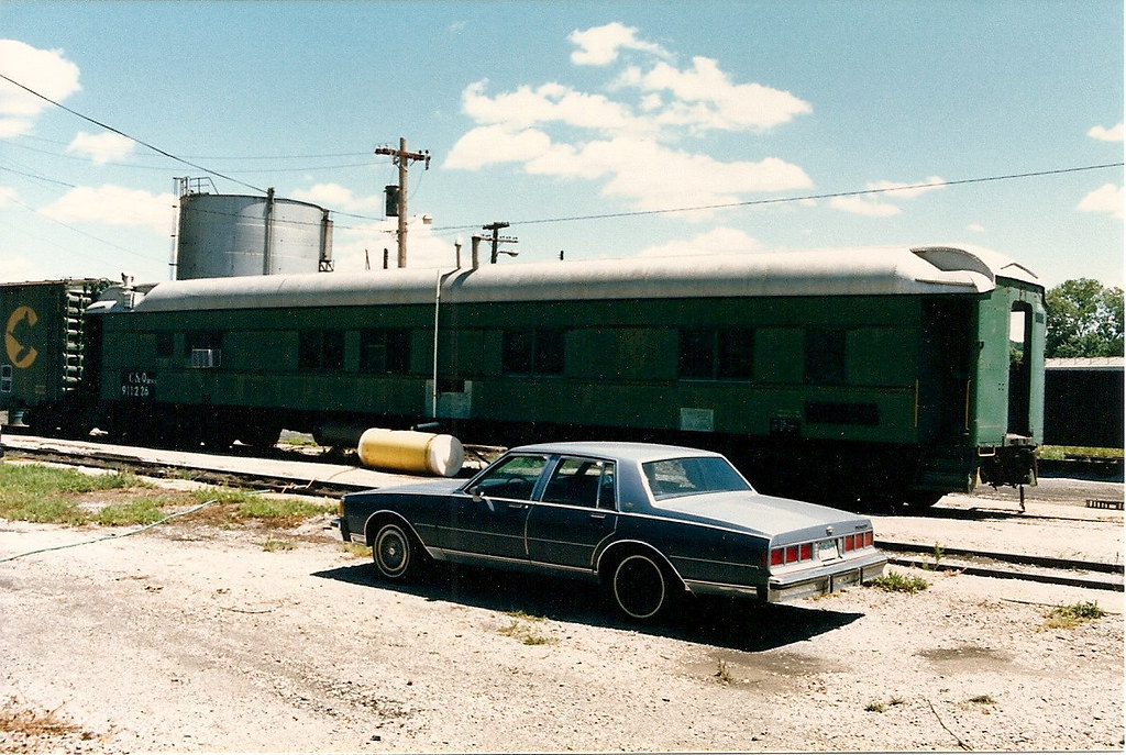 C & O MOW Car Outside Newark, Ohio emd Flickr