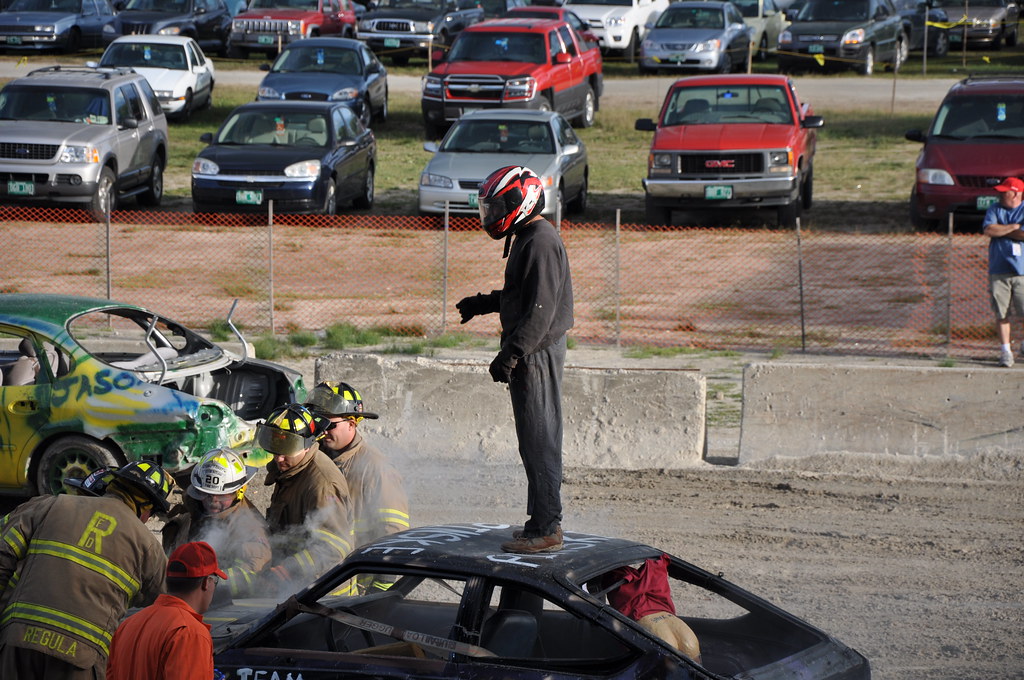 Demo derby at Vermont State Fair The Rutland fired departm… Flickr