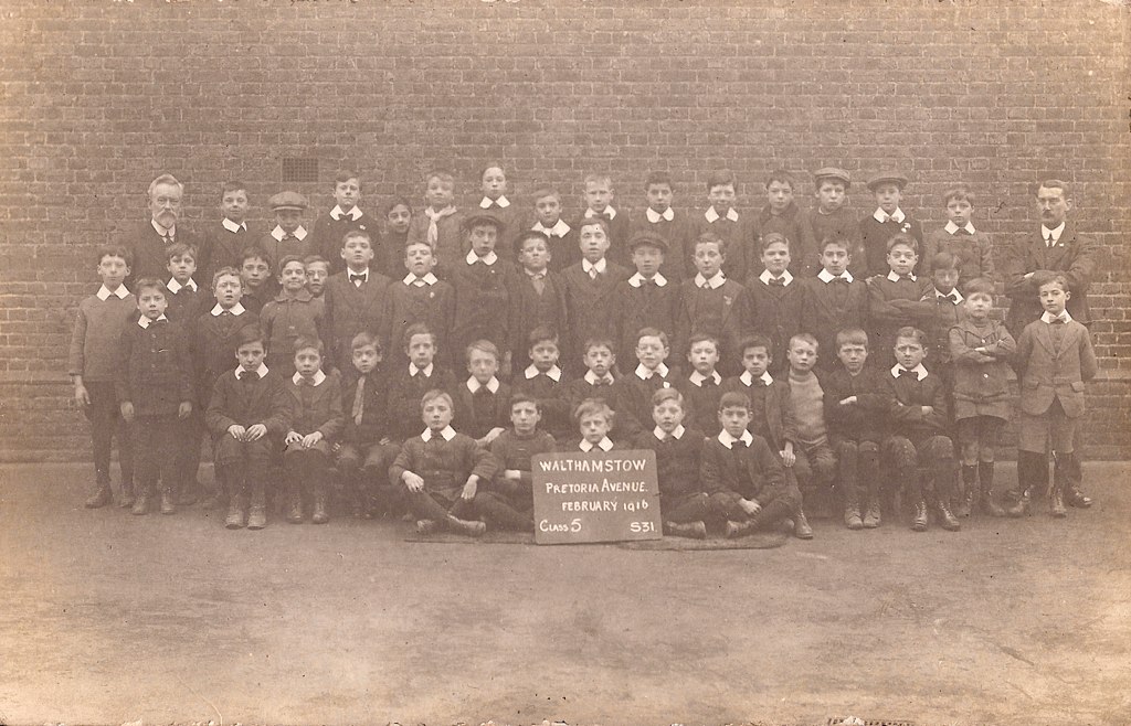Walthamstow school, Pretoria Avenue, Feb. 1916 This might … Flickr