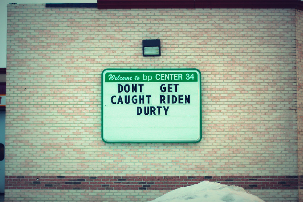 it took me a while to get this (car wash). Spencer Tweedy Flickr