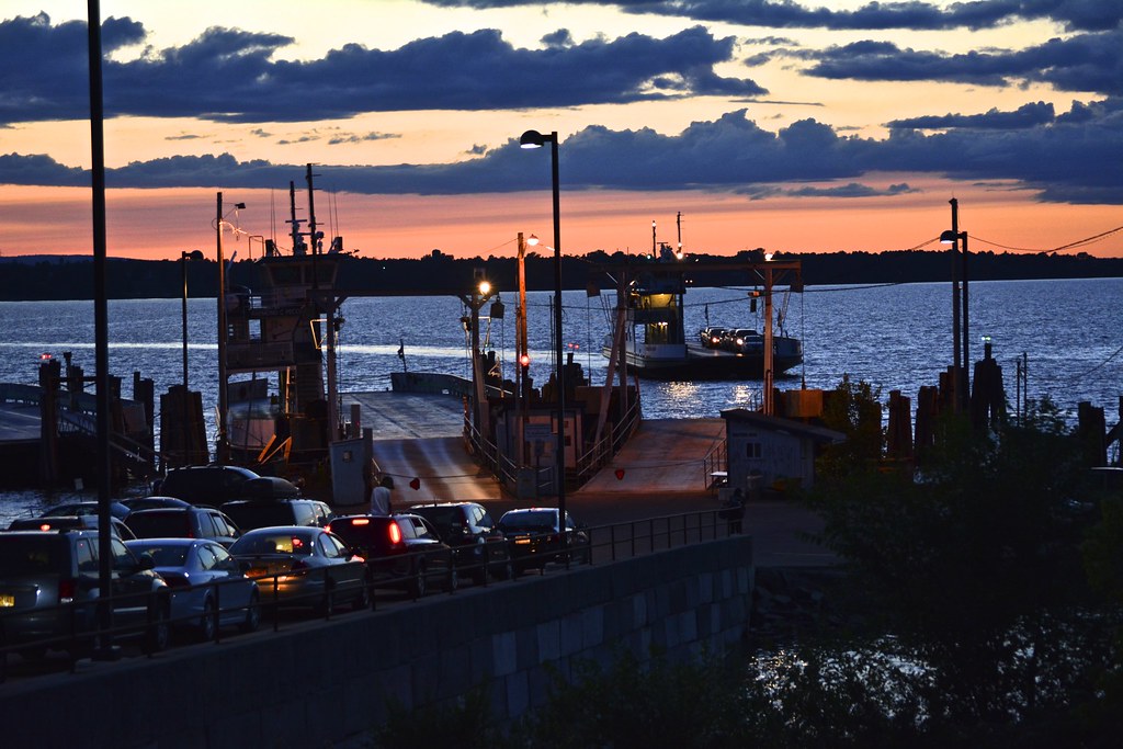 Ferry Sunset Grand Isle, Vermont. Claire A Flickr