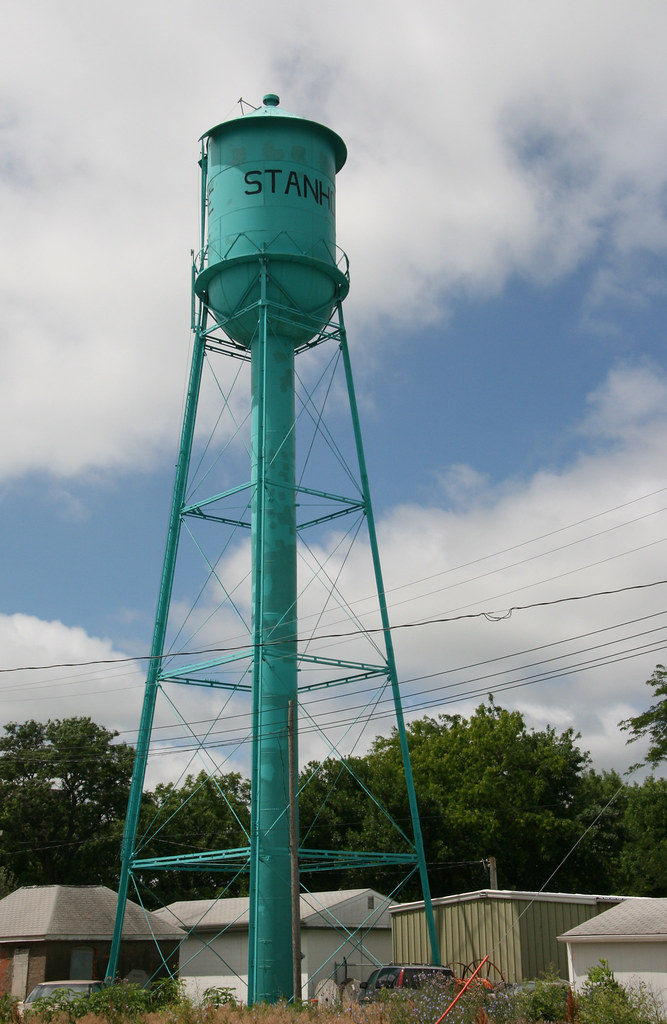 Stanhope Iowa Water tower in Stanhope, IA Rick Flickr