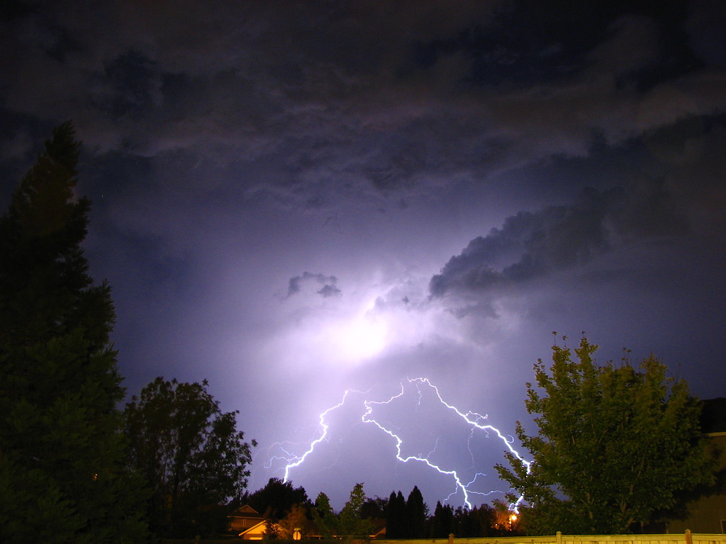 Lightning Best lightning photo I've ever captured. West Ri… Flickr