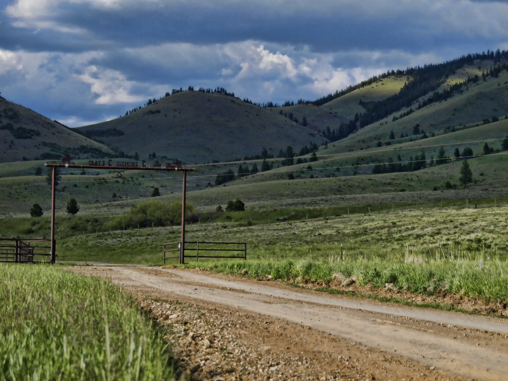 Eagle Nest New Mexico. C Diamond C Ranch Entry to the ranc… Julius