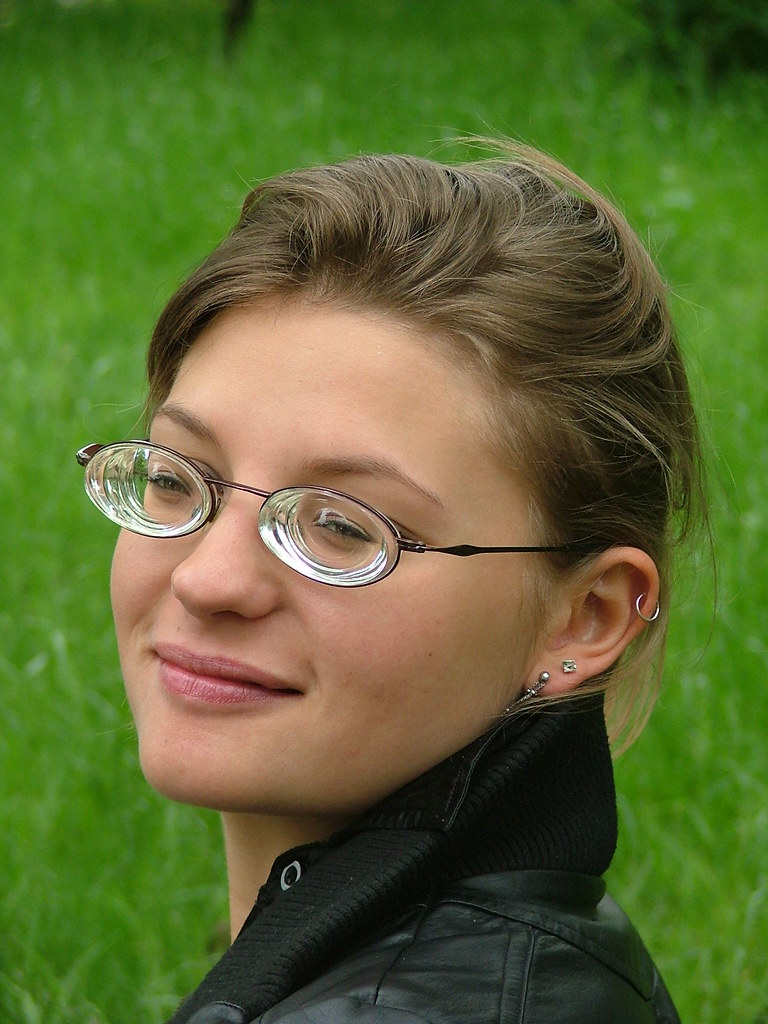 Gael wearing some sexy small thick lens glasses a photo on Flickriver