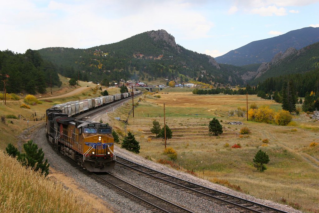 UP 5876 Rollinsville CO 28 Sept 2008 WB near Rollinsville.… Flickr