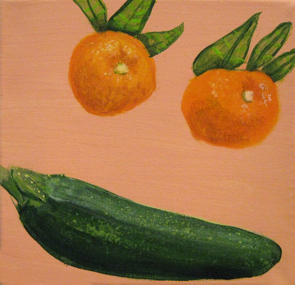 Colette Christmas zucchini painting, 3 hours class. Flickr