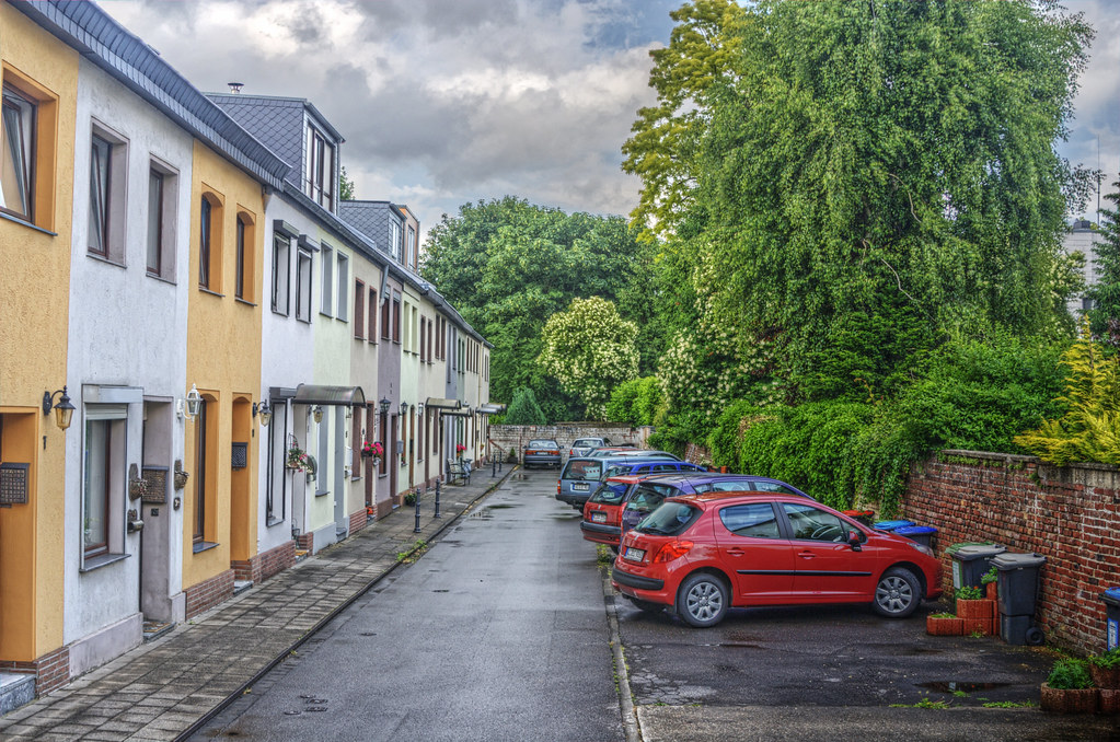 Terraced houses in Aachen Some houses in a side street in … Flickr