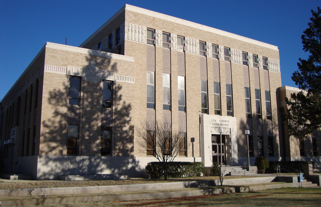 Lea County Courthouse (Lovington, New Mexico) This Art Dec… Flickr