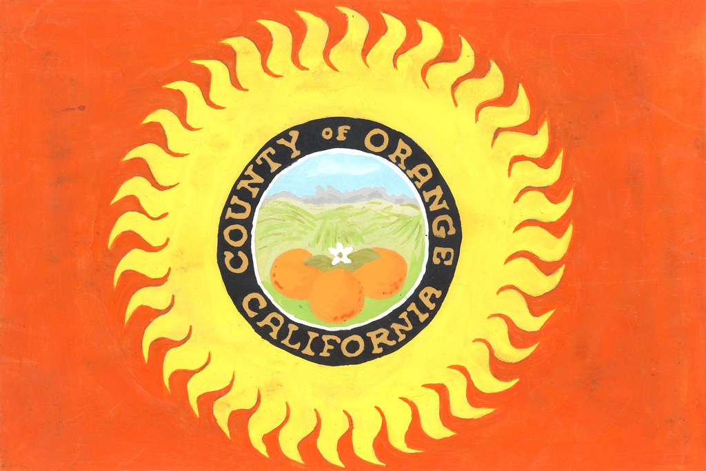 Orange County flag design, 1968 There are no known copyrig… Flickr