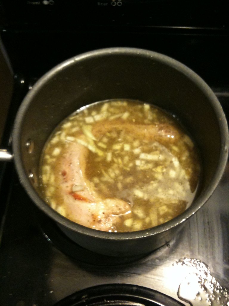 Turkey neck & giblet gravy, two hours till awesomeness th… Flickr