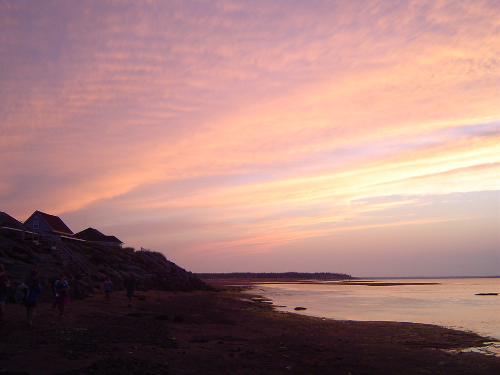 Sunset, CapPelé, NB Sunset on the beach in CapPele, NB n… Matthew