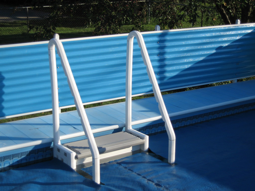 Pool Ladder for Old People at my parents' house in Toledo.… Flickr
