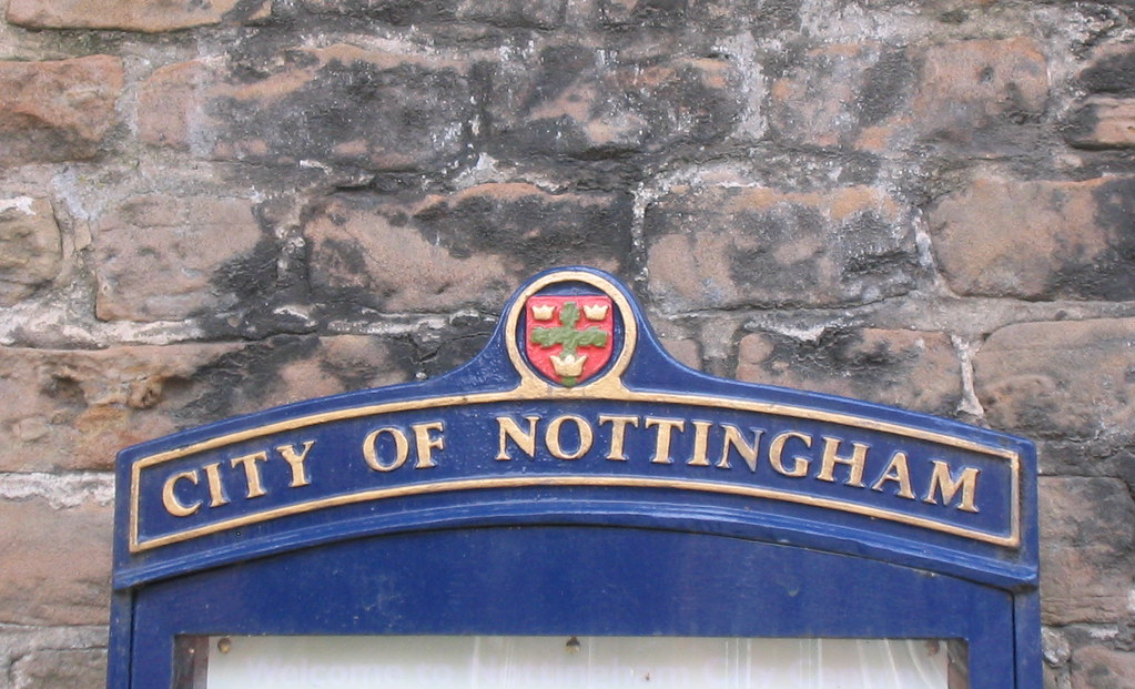 City of Nottingham sign outside Nottingham Castle Alistair McMillan