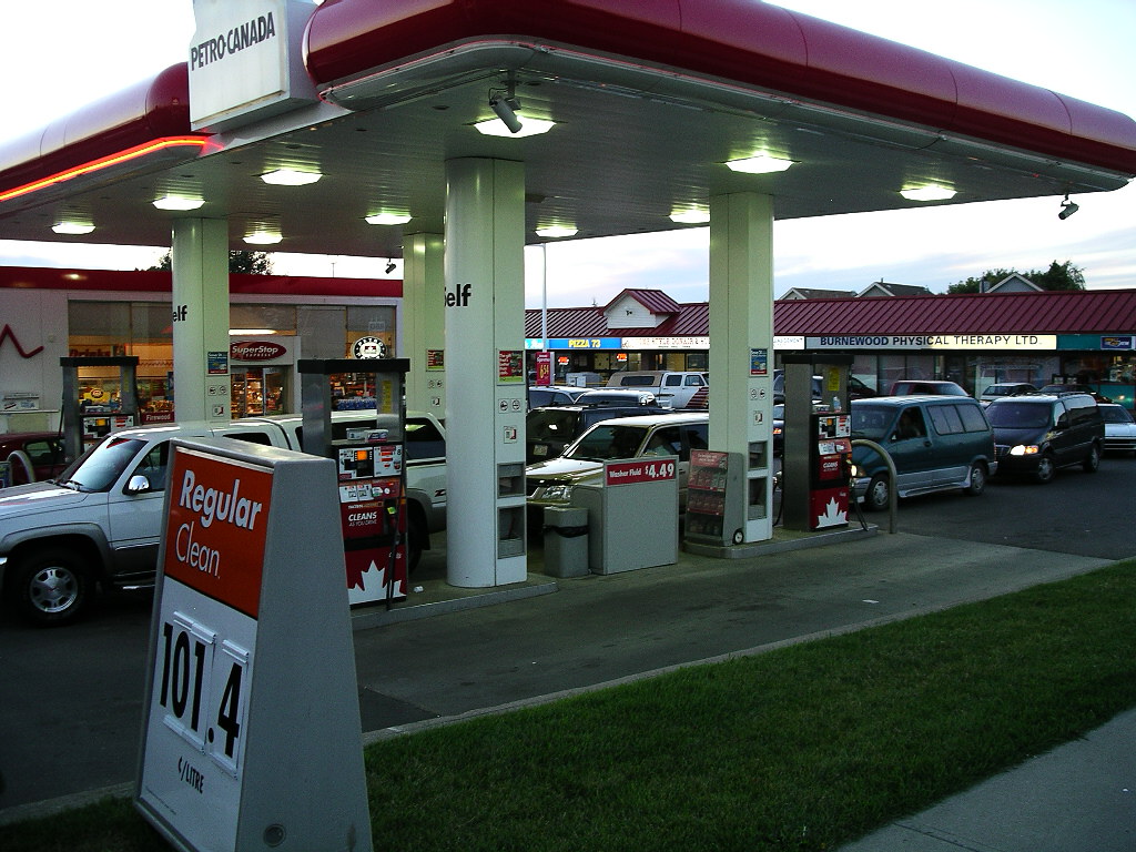 Cheap Gas? All of these people lined up to buy "cheap" gas… Flickr