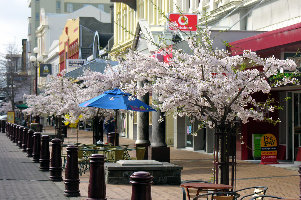 Spring in Esk Street, Invercargill, Southland, New Zealand… Flickr