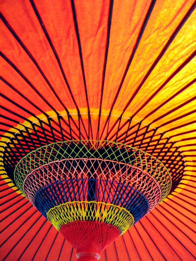 Colorful Japanese Umbrella Traditional Japanese Umbrella t… Flickr